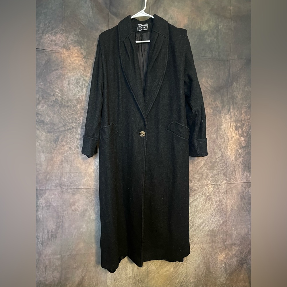 Vintage Black Trench Coat